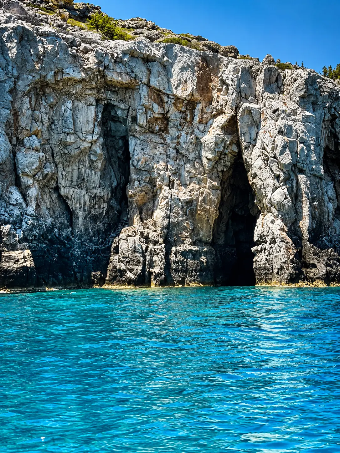 Riptide boat trip along the Rhodes east coast during the 3 hour route